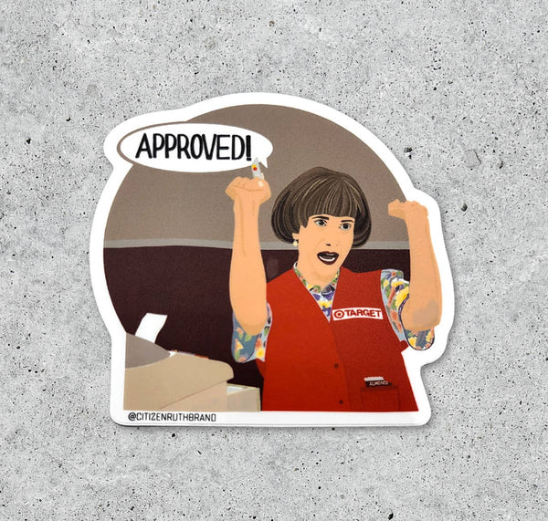 SNL Target Lady Vinyl Sticker