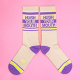 Hush Your Mouth Unisex Gym Crew Socks