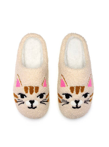 Kitty Cat Faces Slippers