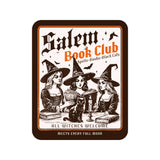 Spooky Salem Book Club Witch Read Vinyl Sticker