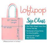 Mystic Floral Moth Canvas Tote Bag