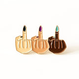 Middle Finger Inclusive Feminist Pin