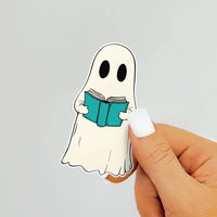 Bookish Ghost Vinyl Sticker