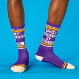 Easily Distracted By Butts Gym Crew Socks