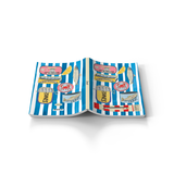 Tinned Fish Soft Touch Classic Layflat Notebook Journal