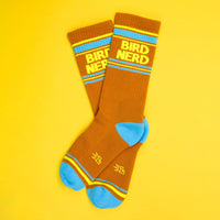 Bird Nerd Gym Unisex Crew Socks