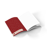 Navy Mushrooms  Soft Touch Classic Layflat Notebook Journal