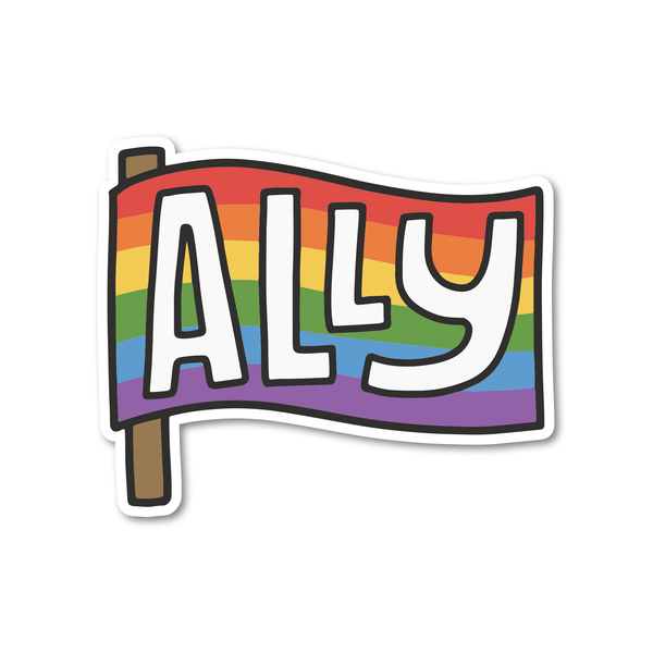 LGBTQ Ally Flag Vinyl Sticker