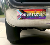 You Are Loved Rainbow LGBTQ+ Pride Bumper Sticker