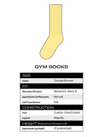 Buh Bye Hetero Norms Gym Crew Socks