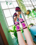 Gem Garden Sheer Crew Sock