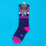 Astrology Made Me Do It Gym Crew Socks