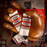 Horny For Thrift Stores Unisex Gym Crew Socks