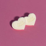 Heart Candy FUCK TRUMP Stud Earrings