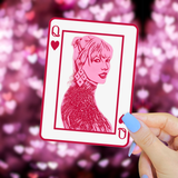 Queen of Hearts Taylor Swift Sticker