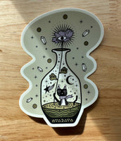 Fantastical Feline Sticker