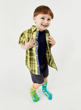 Pokey & Poppy - Mismatched Cactus Bubble Non-Slip Kids Socks: KIDS SMALL