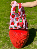 Ripe Strawberry 2-in-1 Reusable Shopper Bag & Bag Charm