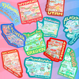 California Map Art Golden State LA Car Decal Vinyl Sticker