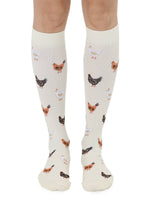 Chickens Compression Knee Socks