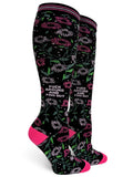 Fuck Around And Find Out Knee High Compression Socks