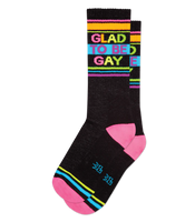 Glad To Be Gay Crew Sock