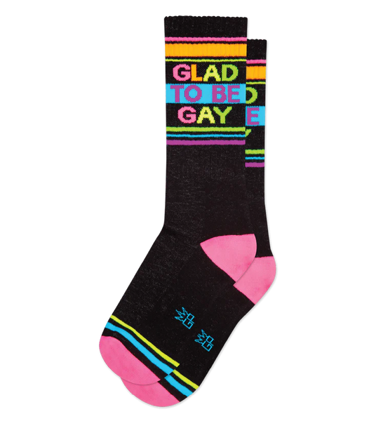 Glad To Be Gay Crew Sock