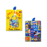 Kawaii Cat Foods Art Sack by Naomi Wilkinson
