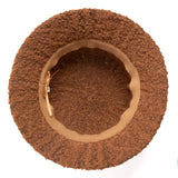 Groove Machine Knit Bucket Hat With Cable Knit Pattern