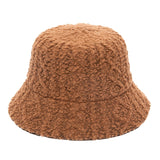 Groove Machine Knit Bucket Hat With Cable Knit Pattern