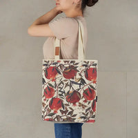 Pomegranate 12x5 Canvas Tote
