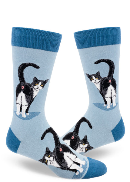 Tuxedo Cat Butt Men's Crew