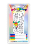 Woodland Animal Coloring Socks