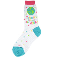Teachers Change the World Sock