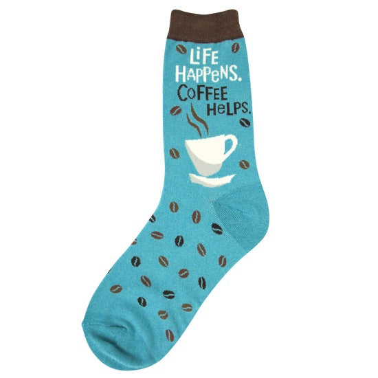 Life Happens. Coffee Helps Sock