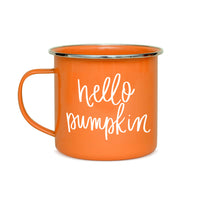 Hello Pumpkin Orange Coffee Mug - Fall Home Decor & Gifts
