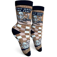 You Make Me Feel Alive Women's Crew Socks