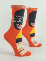 Cute as a B*%@$y Button Sock