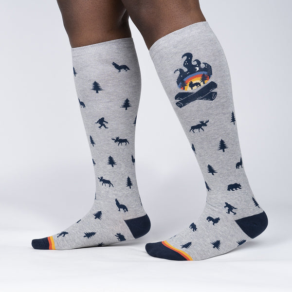 Magic of the Forest Wide Calf Knee High Socks
