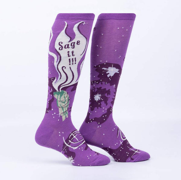 Sage It!!! Knee High Socks