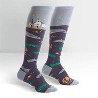Sea Voyage Knee High Socks