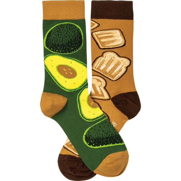 Avocado & Toast Sock