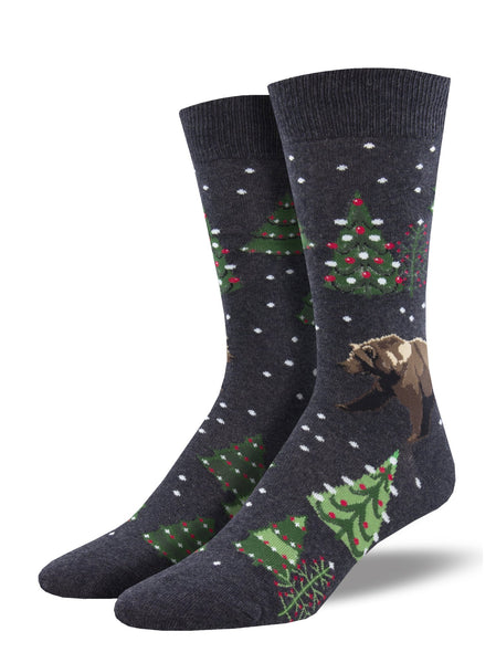 Men's Beary Christmas Sock