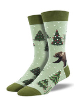 Men's Beary Christmas Sock