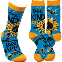 Bee Kind, Bee Happy Sock