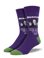 Men's Retro Spoof "Best Buds" Sock