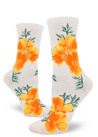 California Poppy Sock