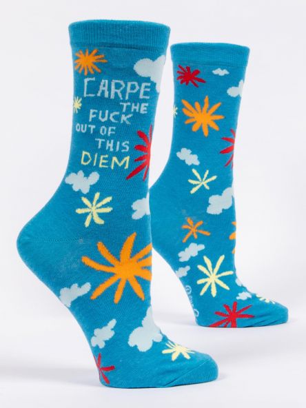 Carpe the F*#@ Out of This Diem Sock