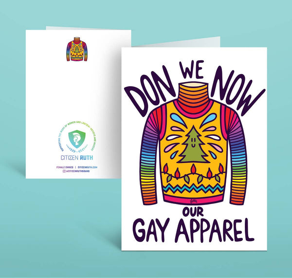 Don We now our Gay Apparel Christmas Card