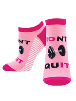 Don't Quit Shortie Sock